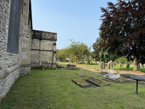 St Marys Church Usk - Eco Award - Side Church view with graveyard.jpg